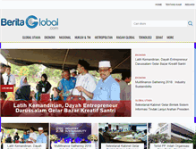 Tablet Screenshot of beritaglobal.com